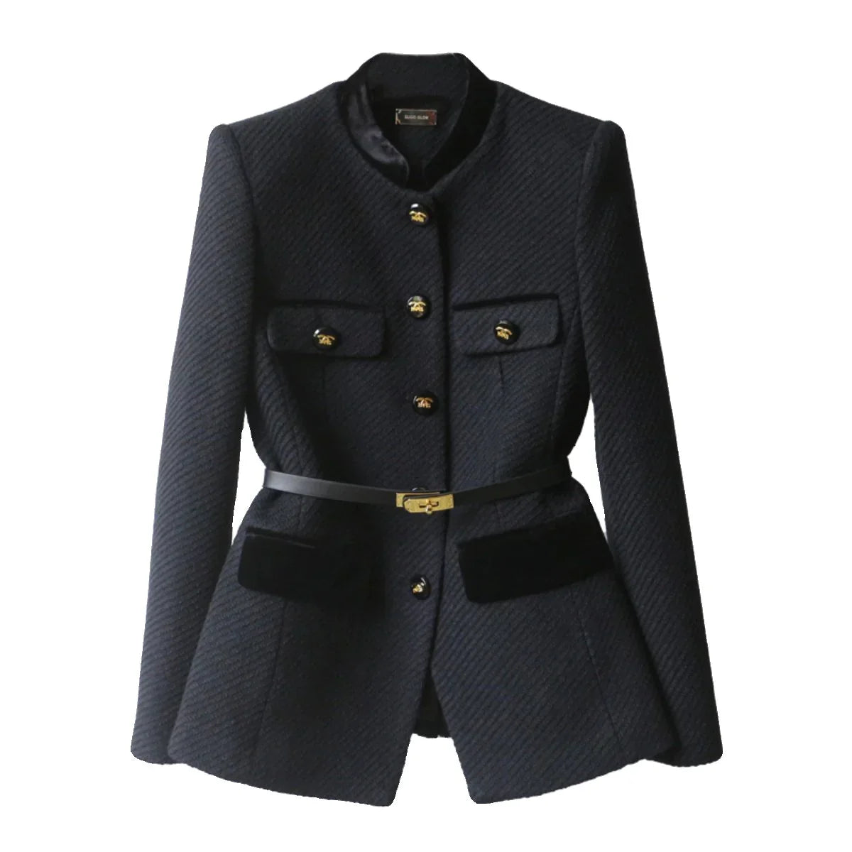 Autumn And Winter New Fashion Long Waist Slimming Coat PD052024011009