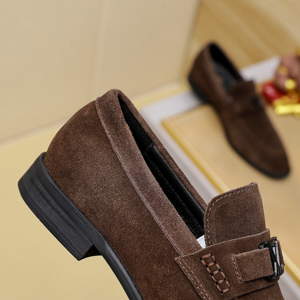 Lvv men's suede business boat shoes 0725062318