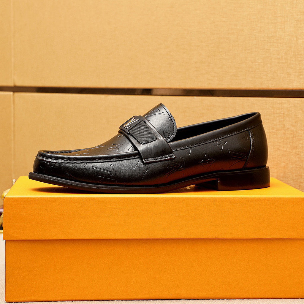Lvv fashion printed leather shoes 0725073009