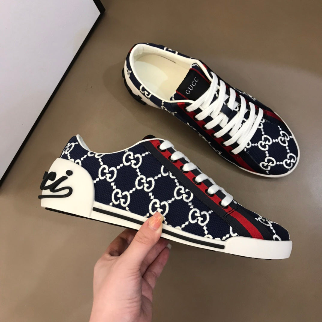 New Men's fashion lace-up casual shoes-1