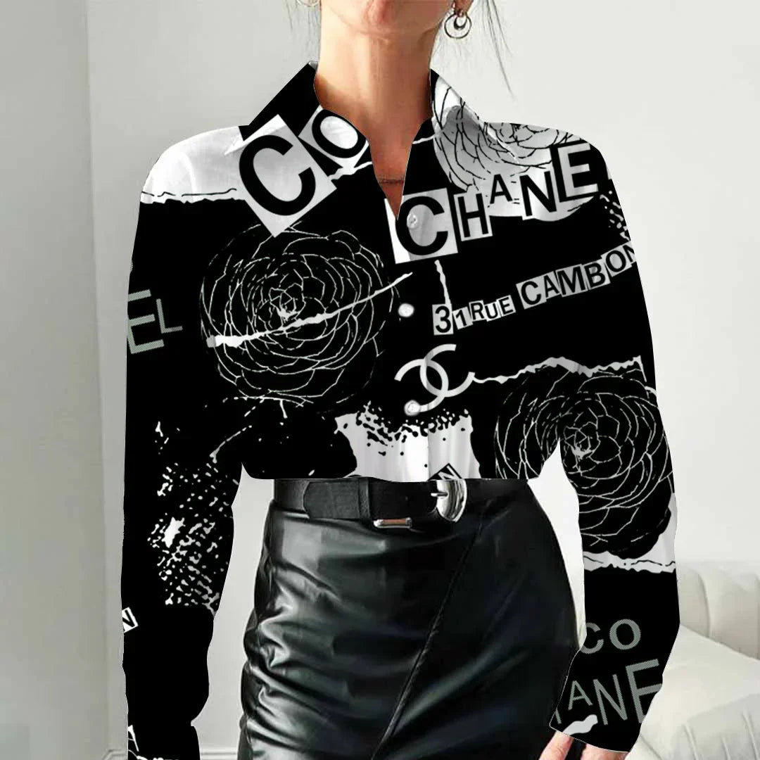 New Fashion Classic Versatile Long Sleeve Shirt 3D1024052921