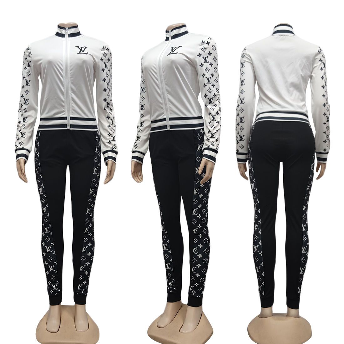 New Style V Logo Women's Leisure Suits