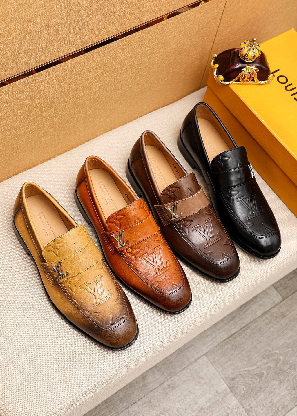 Lvv Fashion 25ss printed leather shoes 0725060616