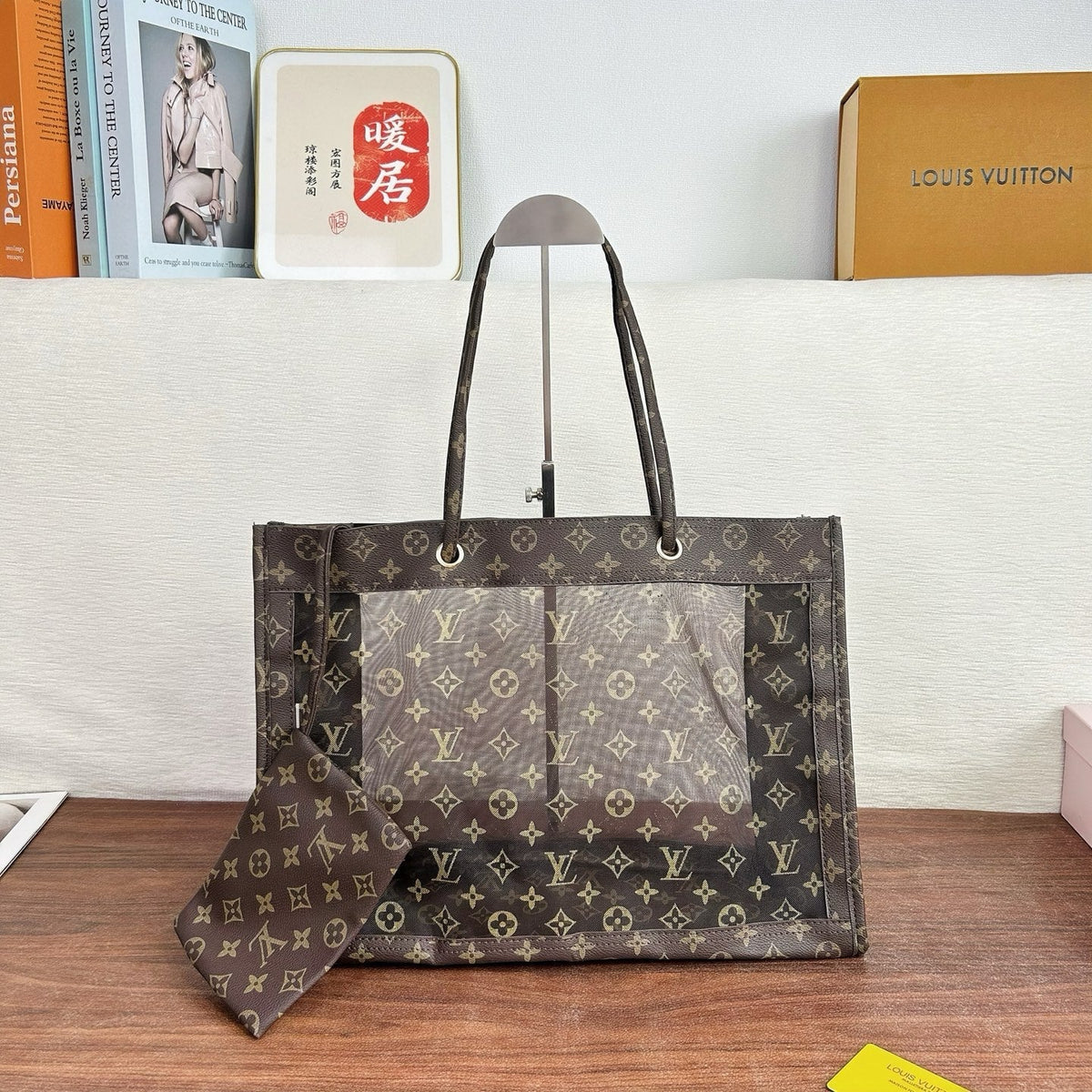 LVV printed bag three-piece set 0725070101