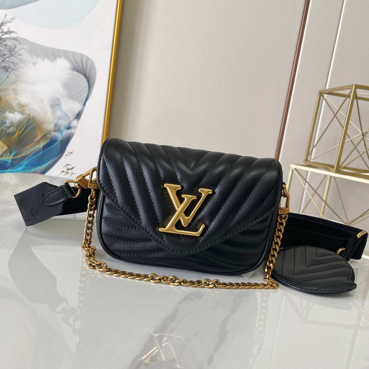 Handmade Leather Crossbody Bag New Wave Multi Pochette