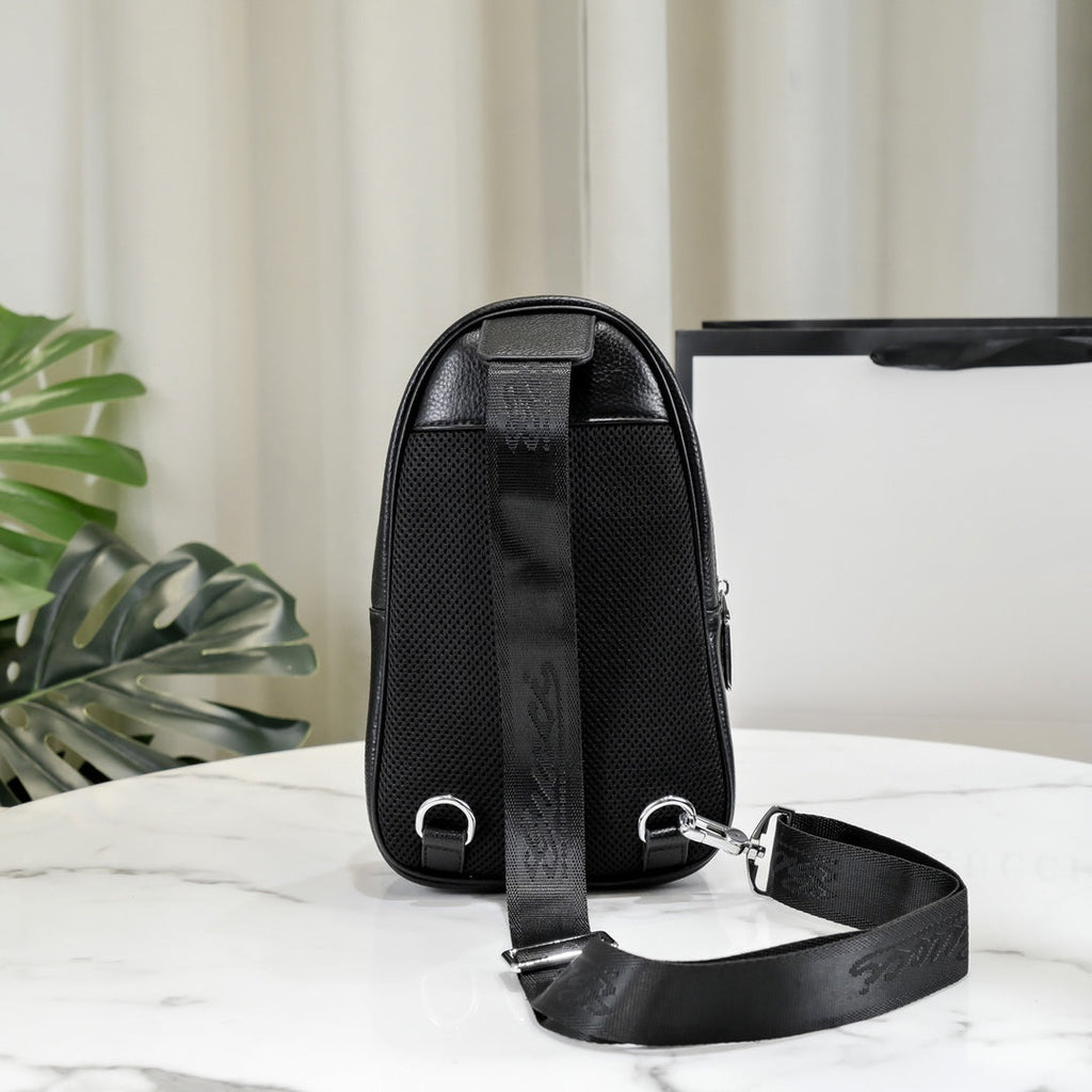 Black Leather New Classic Style G Logo Luxury Bags-PD05202372408