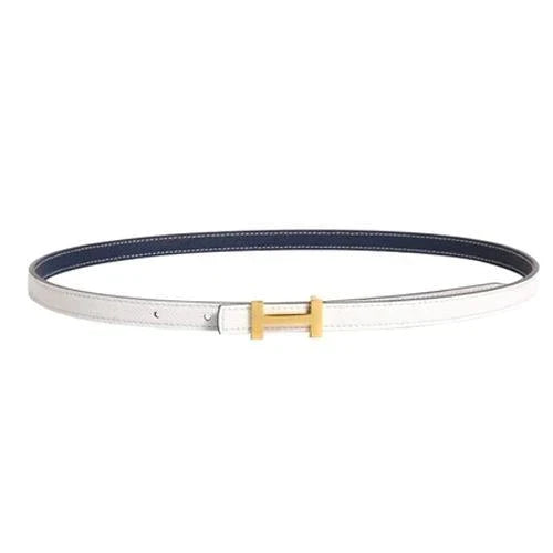 New H Family Leather Fine Belt 1024032019