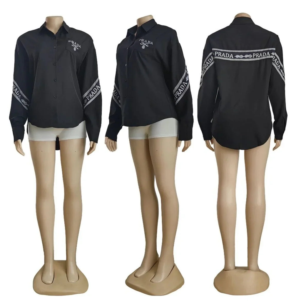 New Ladies Loose Casual Elegant Shirt 102402109