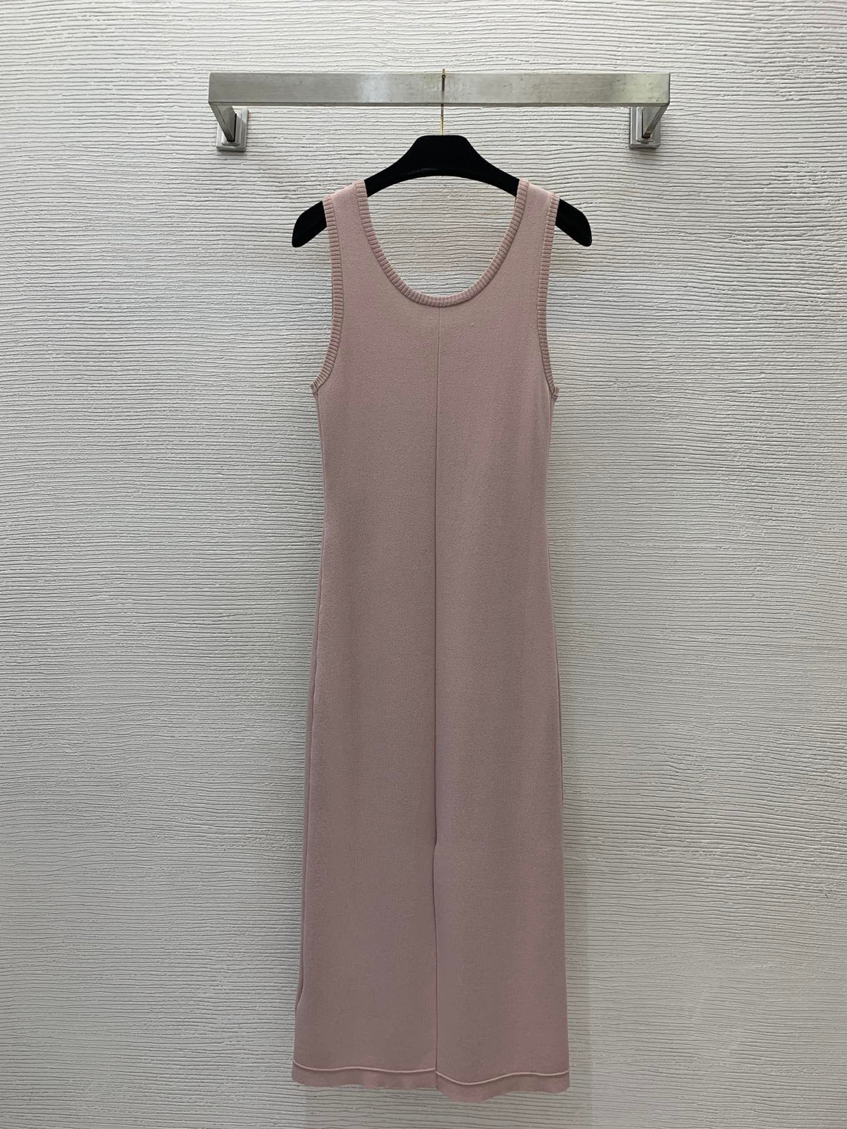 New P's Classic Triangle Label Long Knit Dress 1025070207