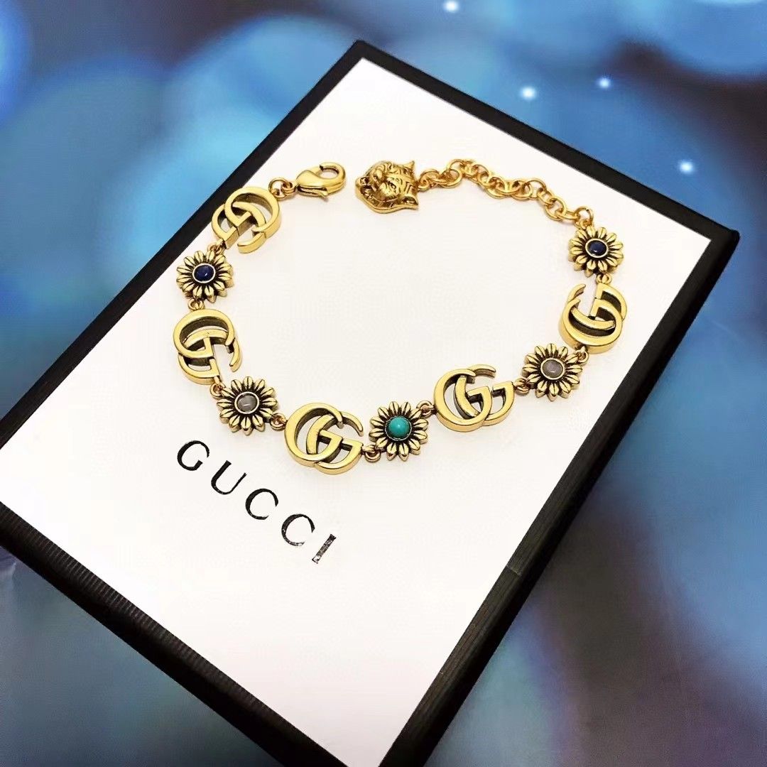 G Classic Light Luxury Bracelet Necklace PD10051209