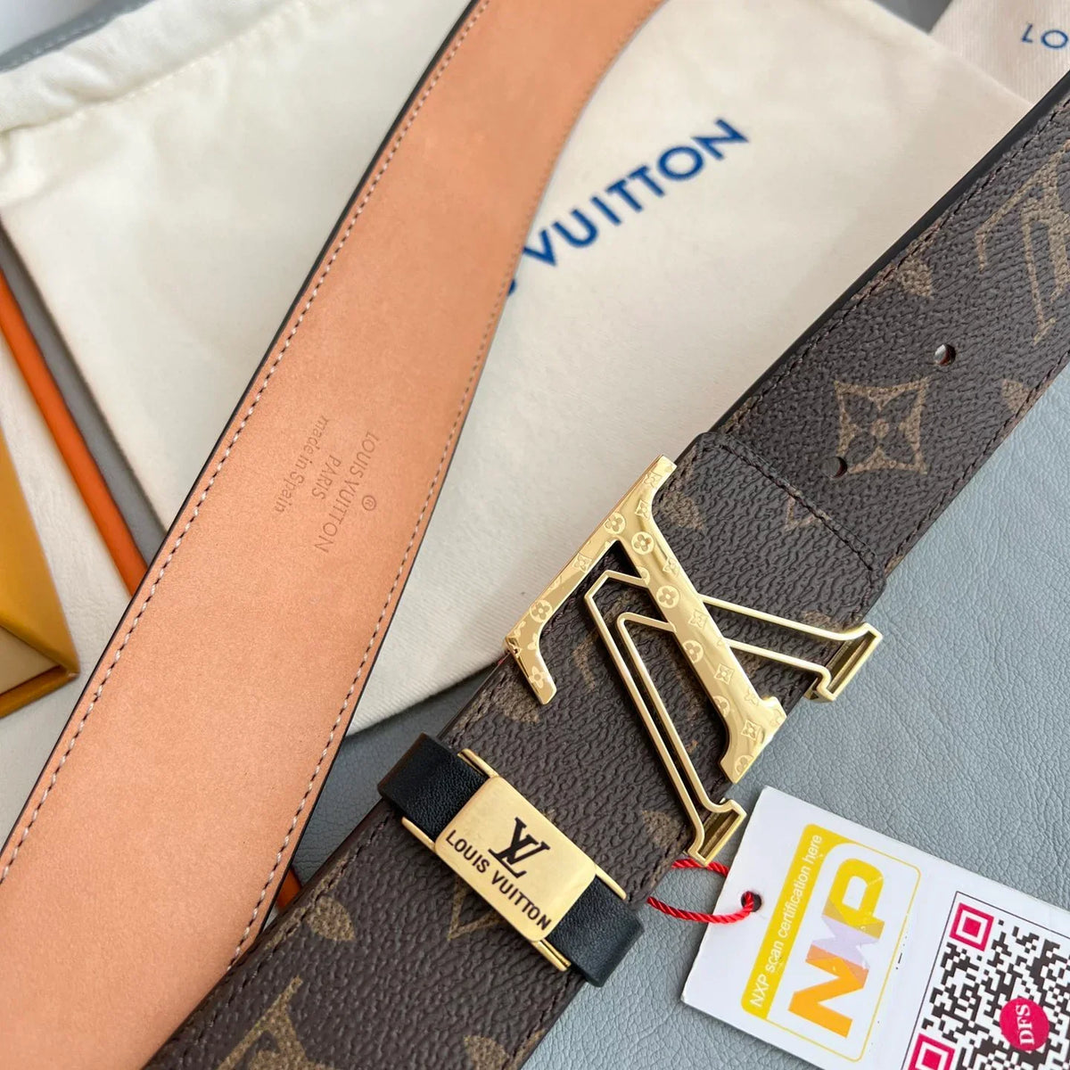 Lv Luxury Genuine Leather Men’s Belt 1025010736