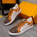 23 new V pattern stitching check sneakers XC07062604