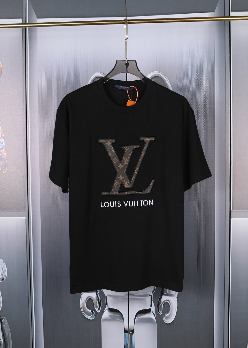V heavy double yarn 280g printed short sleeves 0724031306
