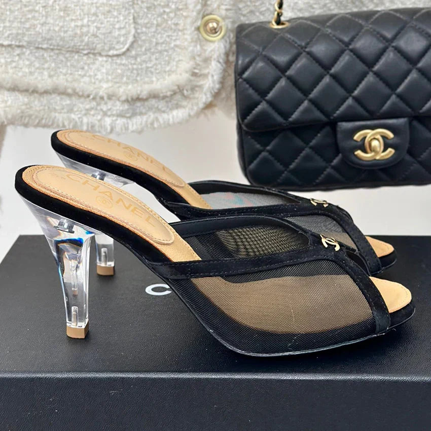 New mesh high heel sandals 1024052905