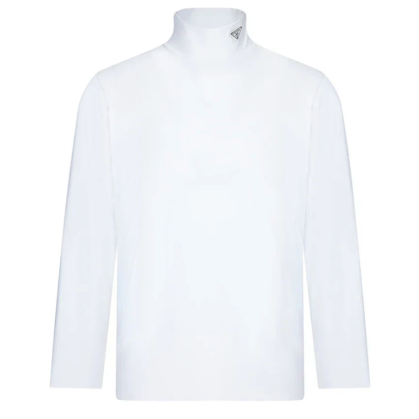 Unisex fashion and versatile high neck base shirt 1024080503